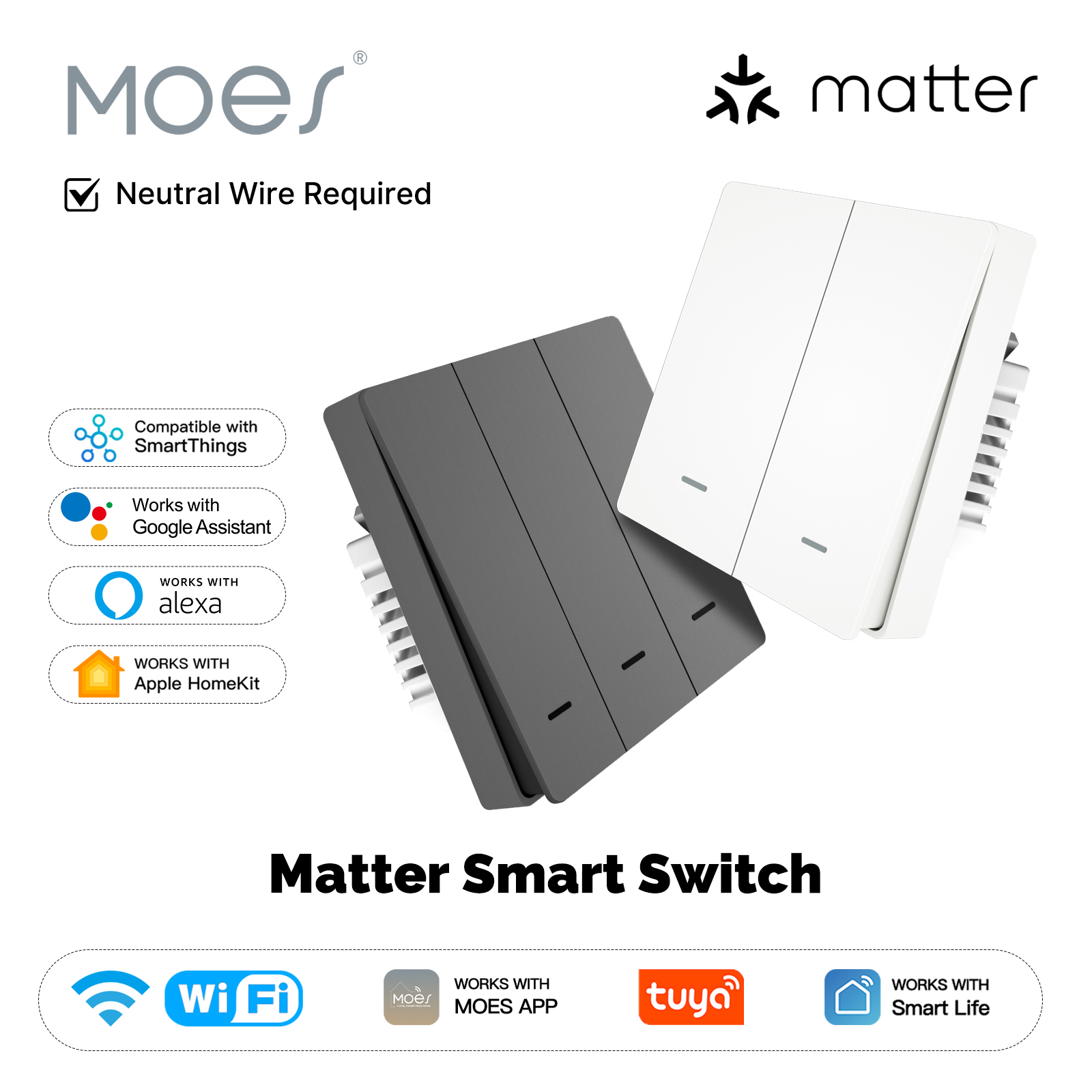 MOES Matter Tuya WiFi Akıllı I - Smart Accessories incelemesi ve fiyatı