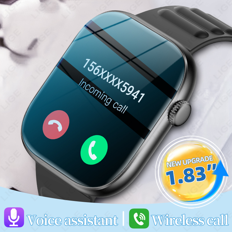 LIGE Akıllı Saat Erkek 1.83” H - Smartwatch Custom incelemesi ve fiyatı
