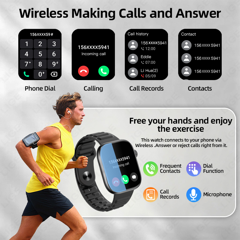 LIGE Akıllı Saat Erkek 1.83” H - Smartwatch Custom incelemesi ve fiyatı